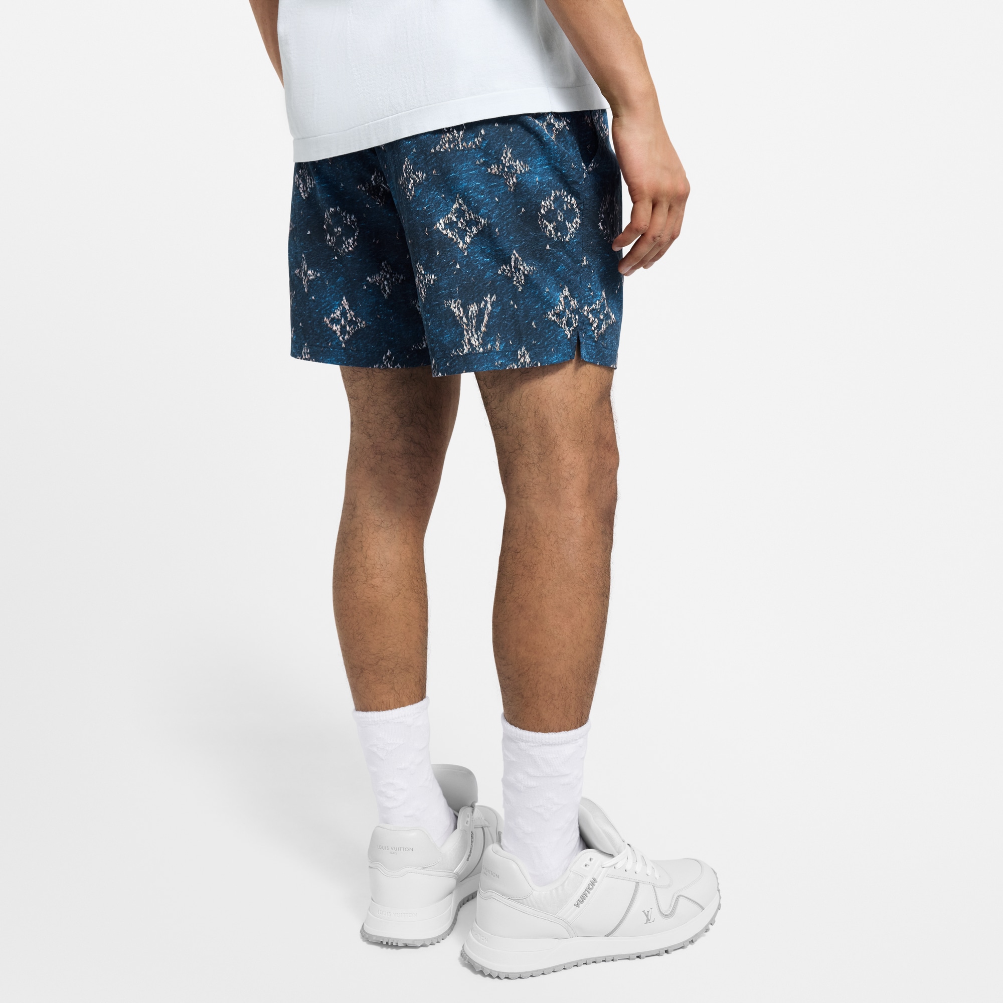LOUIS VUITTON モノグラム 3Dポケット スイム ボード ショーツ 【公式